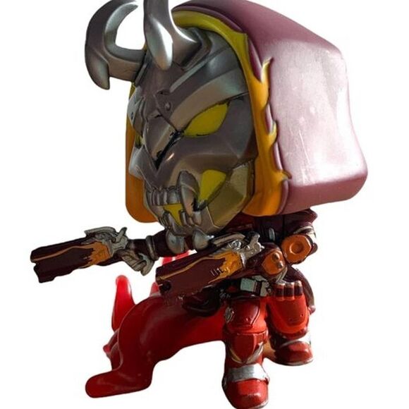 Funko POP #498 Games Overwatch Reaper Hell Fire Exclusive Figure 2019 out of box - Picture 3 of 9